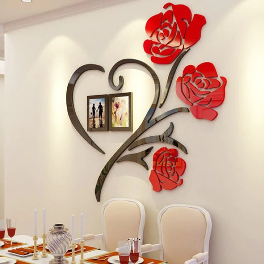 Rose Flower Wall Art