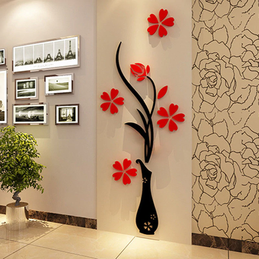 Flower Vase Wall Art